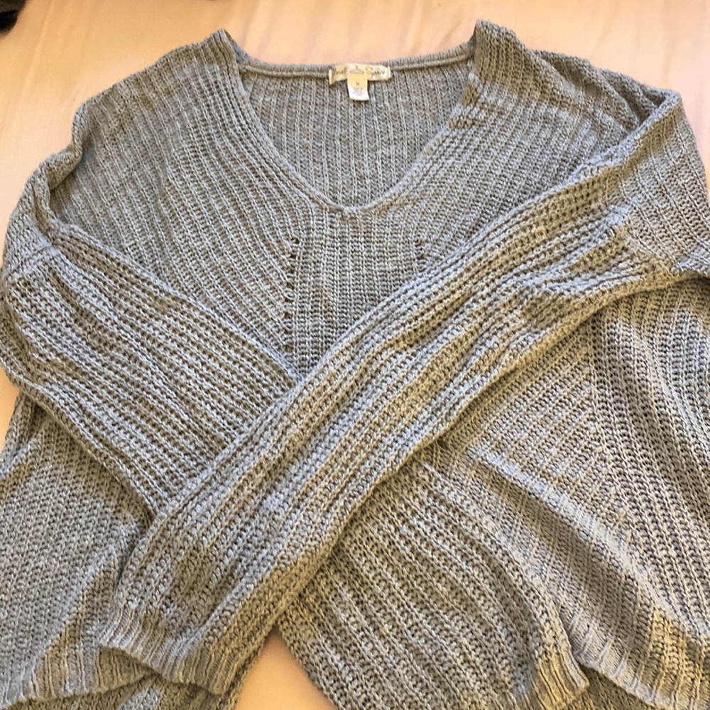 Cropped cozy sweater